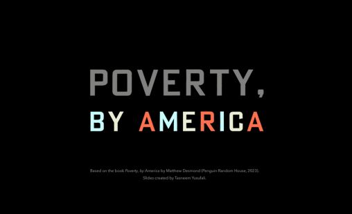 poverty by america slide